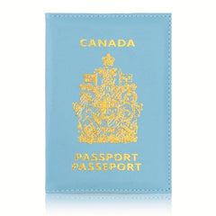 Colorful Canada Passport Cover Holder Wallet