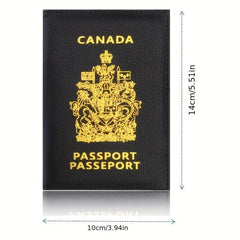 Colorful Canada Passport Cover Holder Wallet