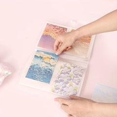 3pcs Transparent Card Case Traffic Card Bank Card Credit Card Holder