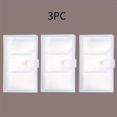 3pcs Transparent Card Case Traffic Card Bank Card Credit Card Holder