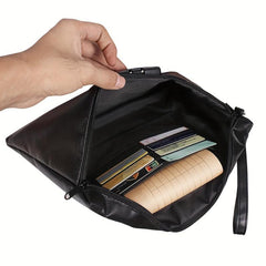 Fireproof Document Bag with Lock Waterproof Money Bag Safe Storage Pouch