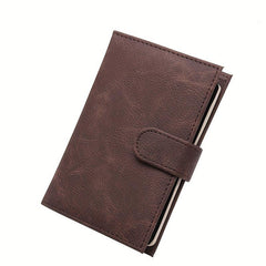 Leather Retro Passport Bag Document Storage Bag Card Holder