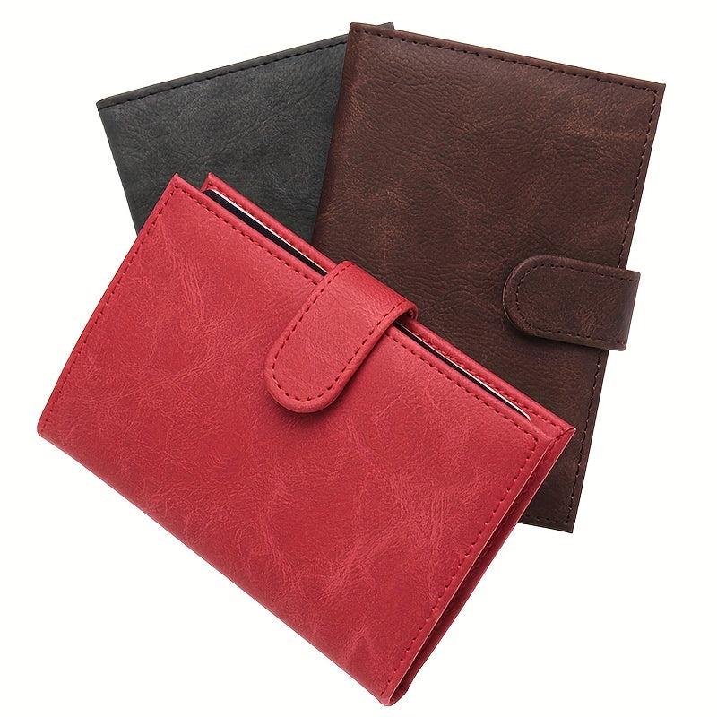Leather Retro Passport Bag Document Storage Bag Card Holder