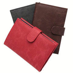Leather Retro Passport Bag Document Storage Bag Card Holder