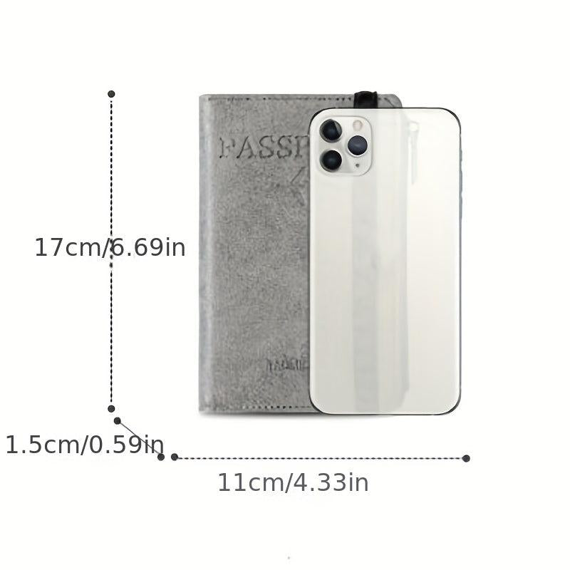 RFID Blocking Passport Holder with Coin Purse
