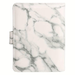Marble Pattern Passport Case PU Leather Card Holder RFID Blocking Wallet