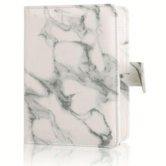 Marble Pattern Passport Case PU Leather Card Holder RFID Blocking Wallet