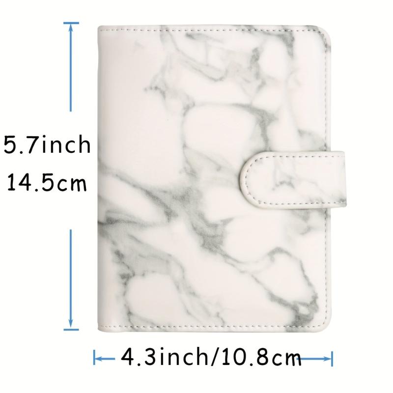 Marble Pattern Passport Case PU Leather Card Holder RFID Blocking Wallet