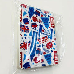 British Style Passport Cover Ticket Clip Leather Storage Bag