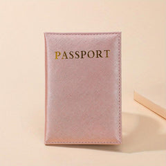 Dark Grey Marble Passport Holder for Travel