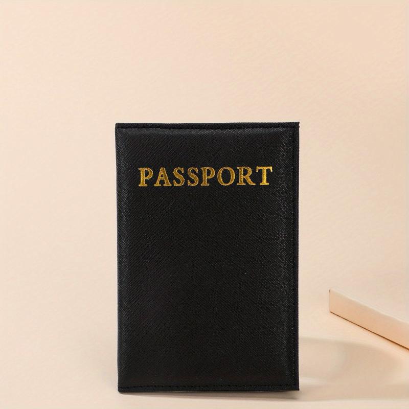 Dark Grey Marble Passport Holder for Travel