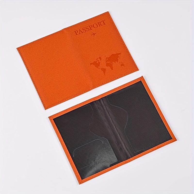 1pc PU Passport Holder - Passport Protector