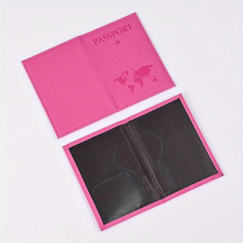 1pc PU Passport Holder - Passport Protector