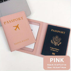 Travel Passport Holder for Leather Bronzing Pu Leather