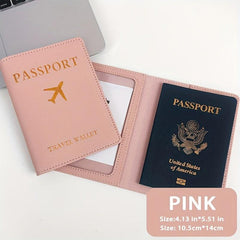 Travel Passport Holder for Leather Bronzing Pu Leather