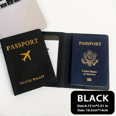 Travel Passport Holder for Leather Bronzing Pu Leather