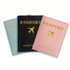 Travel Passport Holder for Leather Bronzing Pu Leather