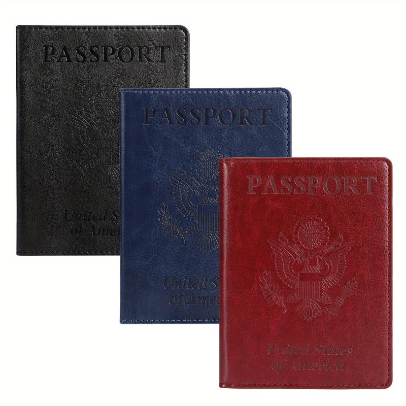 3 Piece Travel Passport Holder & Vaccine Card Cover Set
