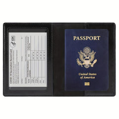3 Piece Travel Passport Holder & Vaccine Card Cover Set