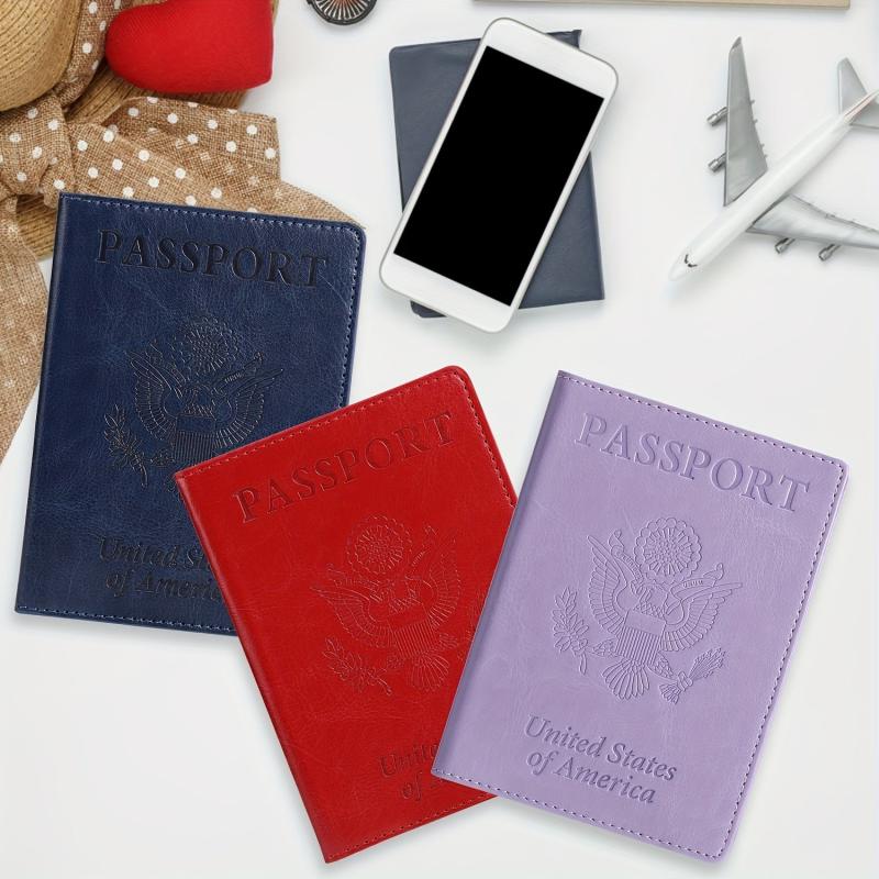 3 Piece Travel Passport Holder & Vaccine Card Cover Set