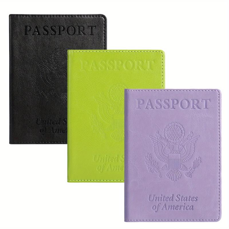 3 Piece Travel Passport Holder & Vaccine Card Cover Set