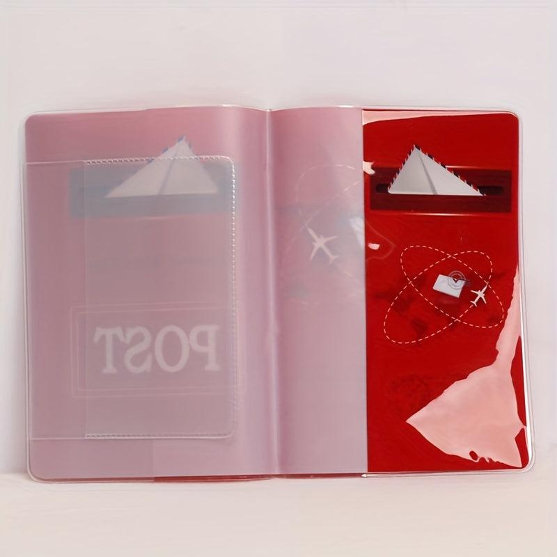 Chocolate Pattern Passport Holder PVC ID Credit Card Case