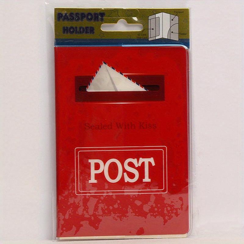 Chocolate Pattern Passport Holder PVC ID Credit Card Case