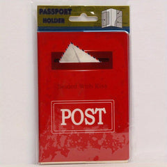 Chocolate Pattern Passport Holder PVC ID Credit Card Case