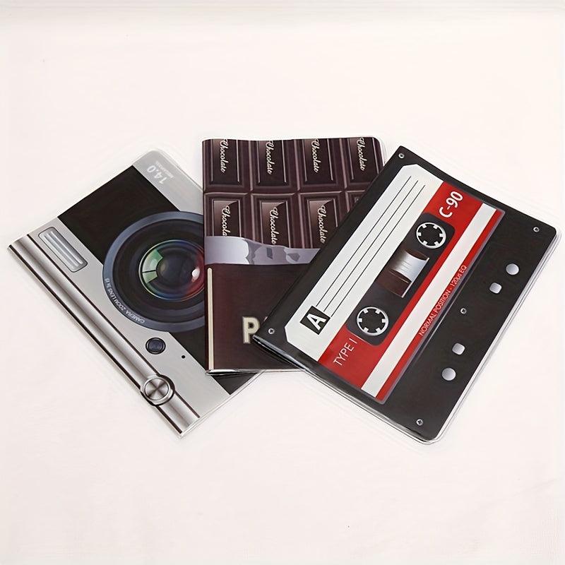 Chocolate Pattern Passport Holder PVC ID Credit Card Case