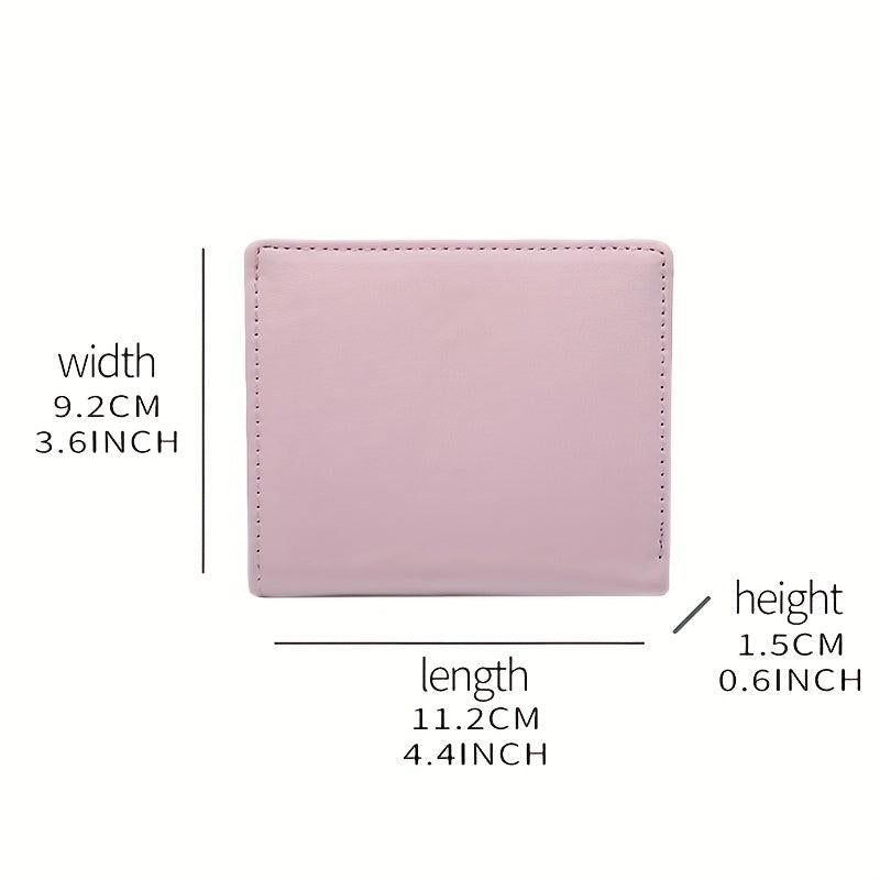 Men's Short Card Slots Buckle Wallet Horizontal Wallet Gift