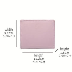 Men's Short Card Slots Buckle Wallet Horizontal Wallet Gift