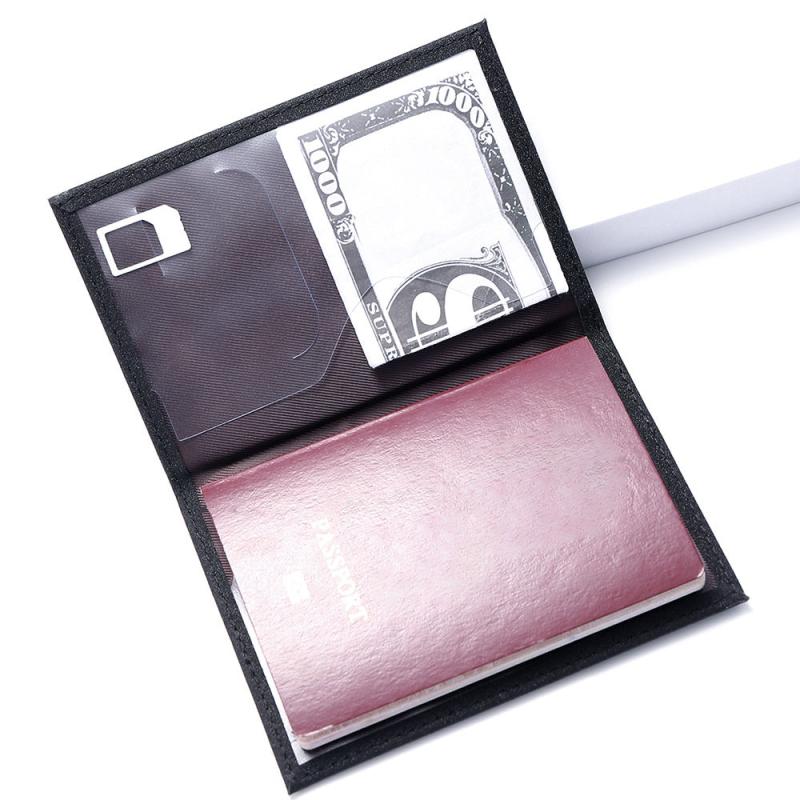 Frosted Minimalist Passport Holder Travel Accessories