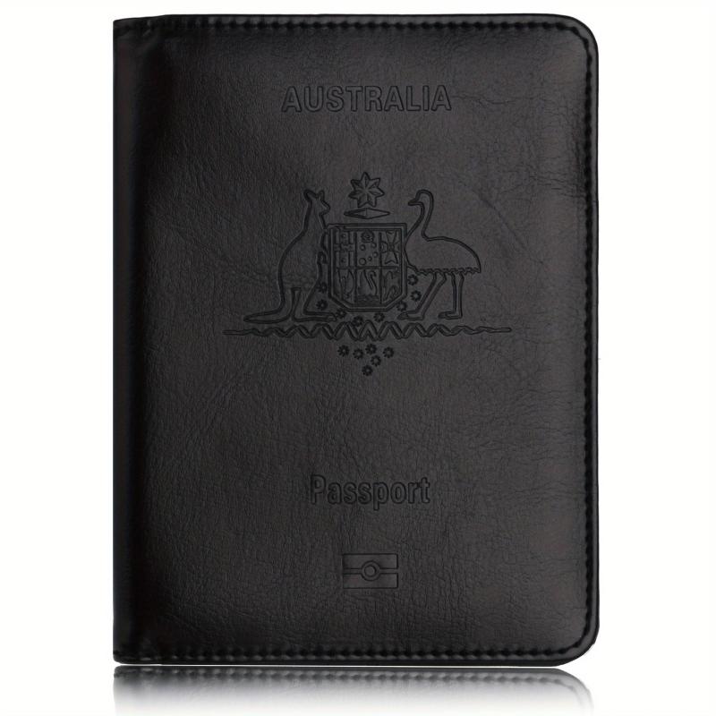 Kangaroo Goose Pattern Passport Case RFID Blocking Holder