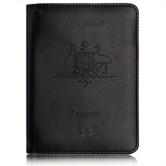 Kangaroo Goose Pattern Passport Case RFID Blocking Holder