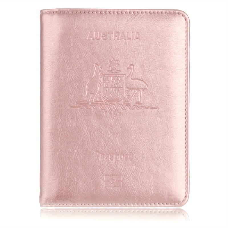 Kangaroo Goose Pattern Passport Case RFID Blocking Holder