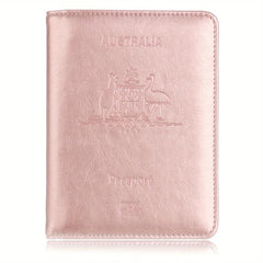 Kangaroo Goose Pattern Passport Case RFID Blocking Holder