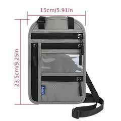 Travel Halter Passport Bag Crossbody Shoulder Organizer Bag