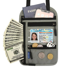 Travel Halter Passport Bag Crossbody Shoulder Organizer Bag