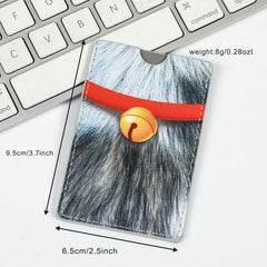 Cartoon Animal PU Leather Card Holder Bus Card Holder