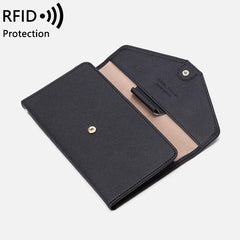 RFID Blocking Passport Holder Travel Wallet - Vaccine Card Holder