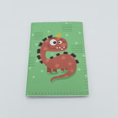 Cartoon Dinosaur Passport Protective Cover Lightweight ID Bag