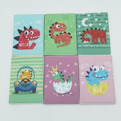 Cartoon Dinosaur Passport Protective Cover Lightweight ID Bag