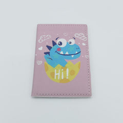 Cartoon Dinosaur Passport Protective Cover Lightweight ID Bag