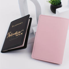 2pcs Love Letter Print Passport Holder Set
