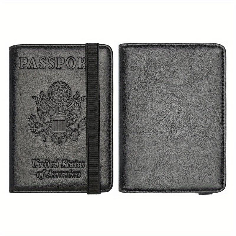 Passport & Vaccine Card Holder Combo Case with CDC Vaccination Slot
