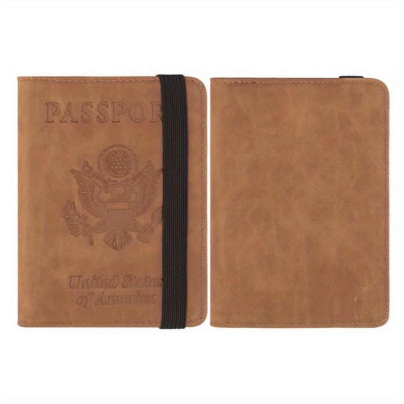 Passport & Vaccine Card Holder Combo Case with CDC Vaccination Slot