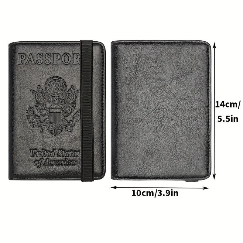 Passport & Vaccine Card Holder Combo Case with CDC Vaccination Slot