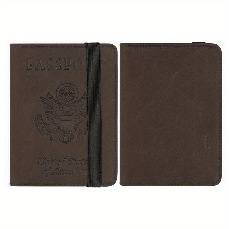 Passport & Vaccine Card Holder Combo Case with CDC Vaccination Slot