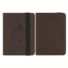 Passport & Vaccine Card Holder Combo Case with CDC Vaccination Slot