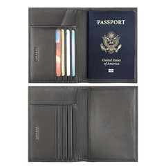 Canada Men's RFID Blocking Passport Holder Travel Wallet Cover